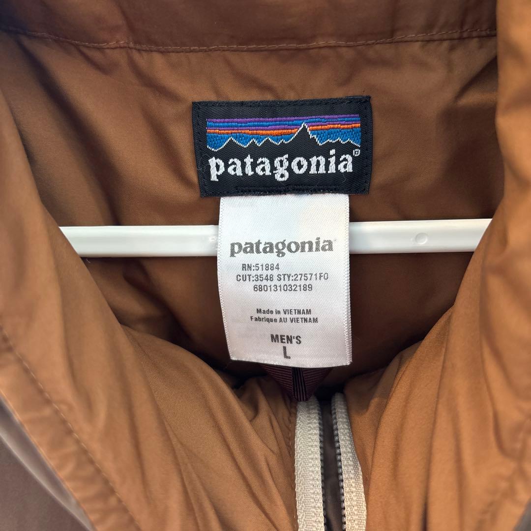 patagonia ダウンベスト Lサイズ ブラウン・ベージュ
