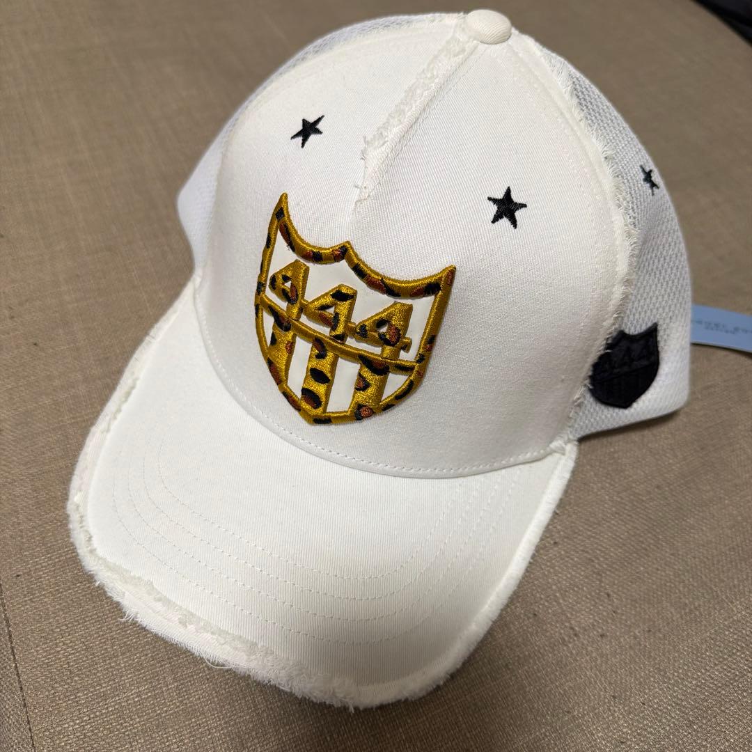 新品 ヨシノリコタケ　ホワイトキャップ 444 白 帽子