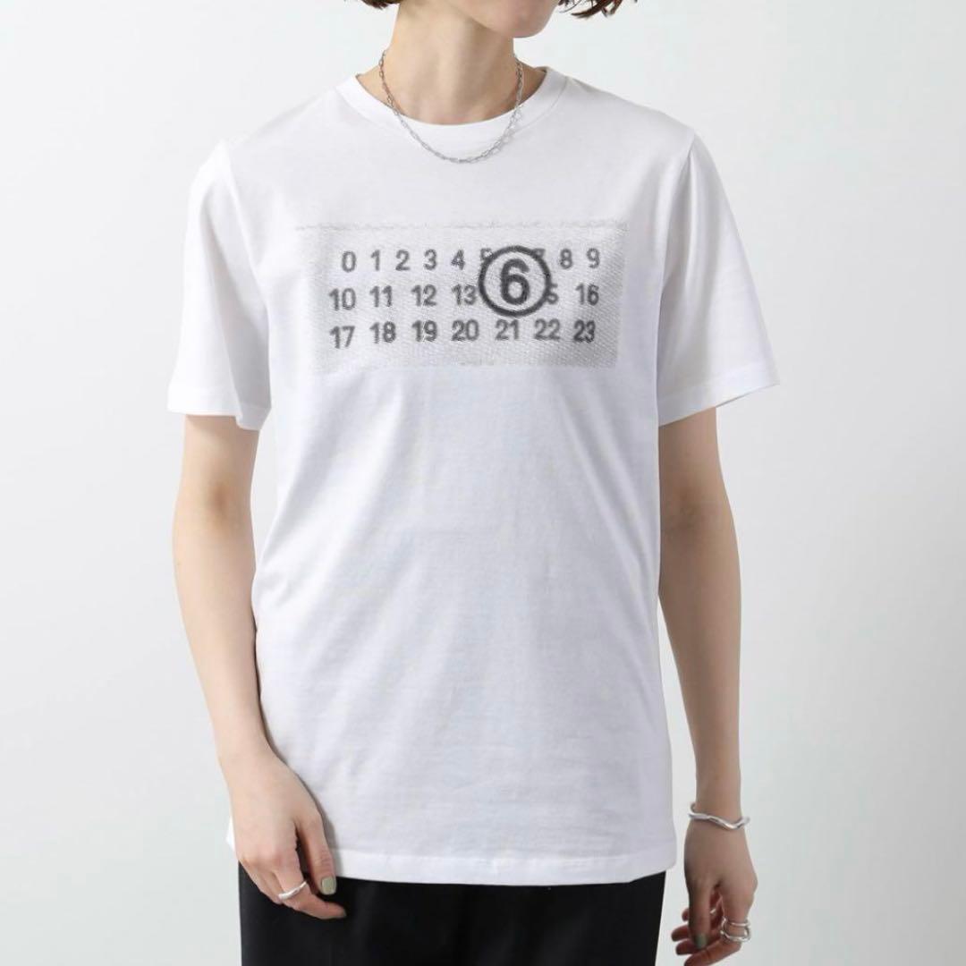 MM6 MAISON MARGIELAホワイト数字プリントTシャツ 半袖 12Y