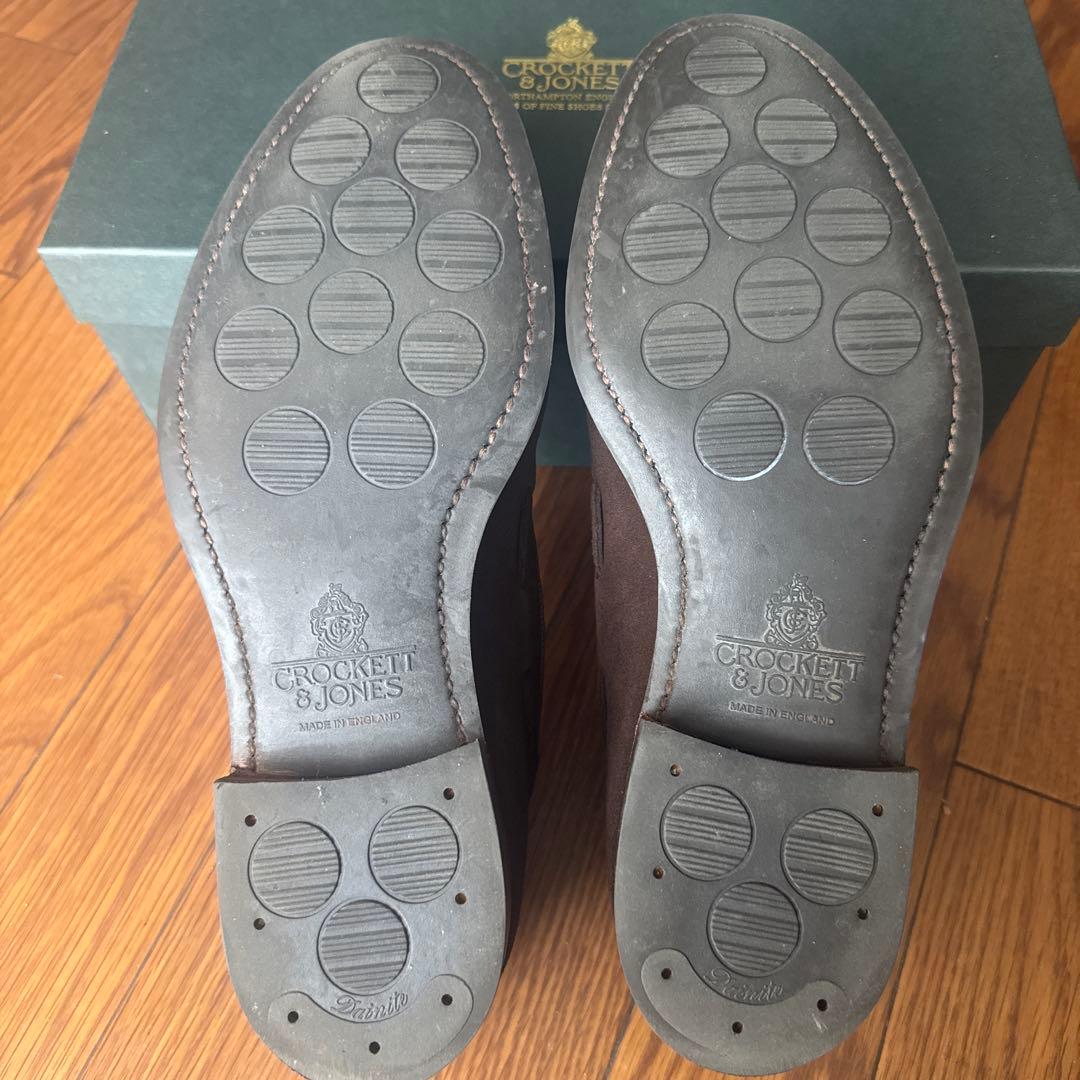 CROCKETT & JONES タッセルローファーキャベンディシュ3 スエード