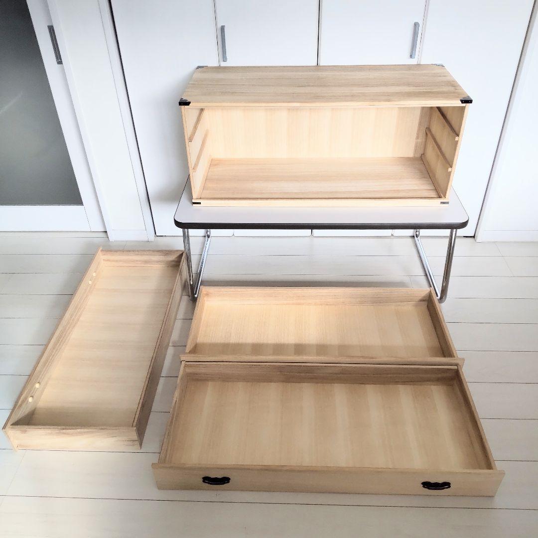 レトロ　桐箪笥　和 チェスト　引出し収納　キャビネット　和装 着物　タンス　希少