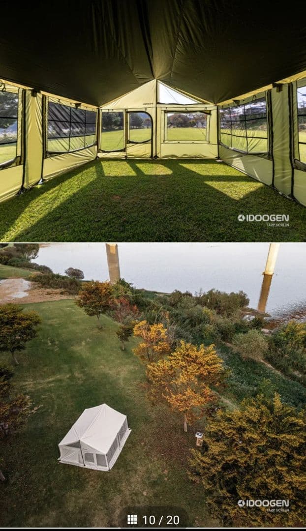 IDOOGEN タープテント +　別売専用インナーテント