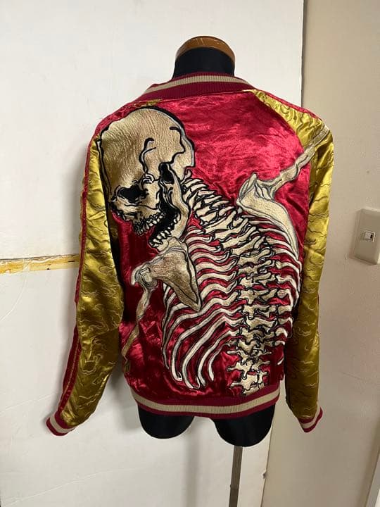 抱き髑髏のスカジャン　箱5