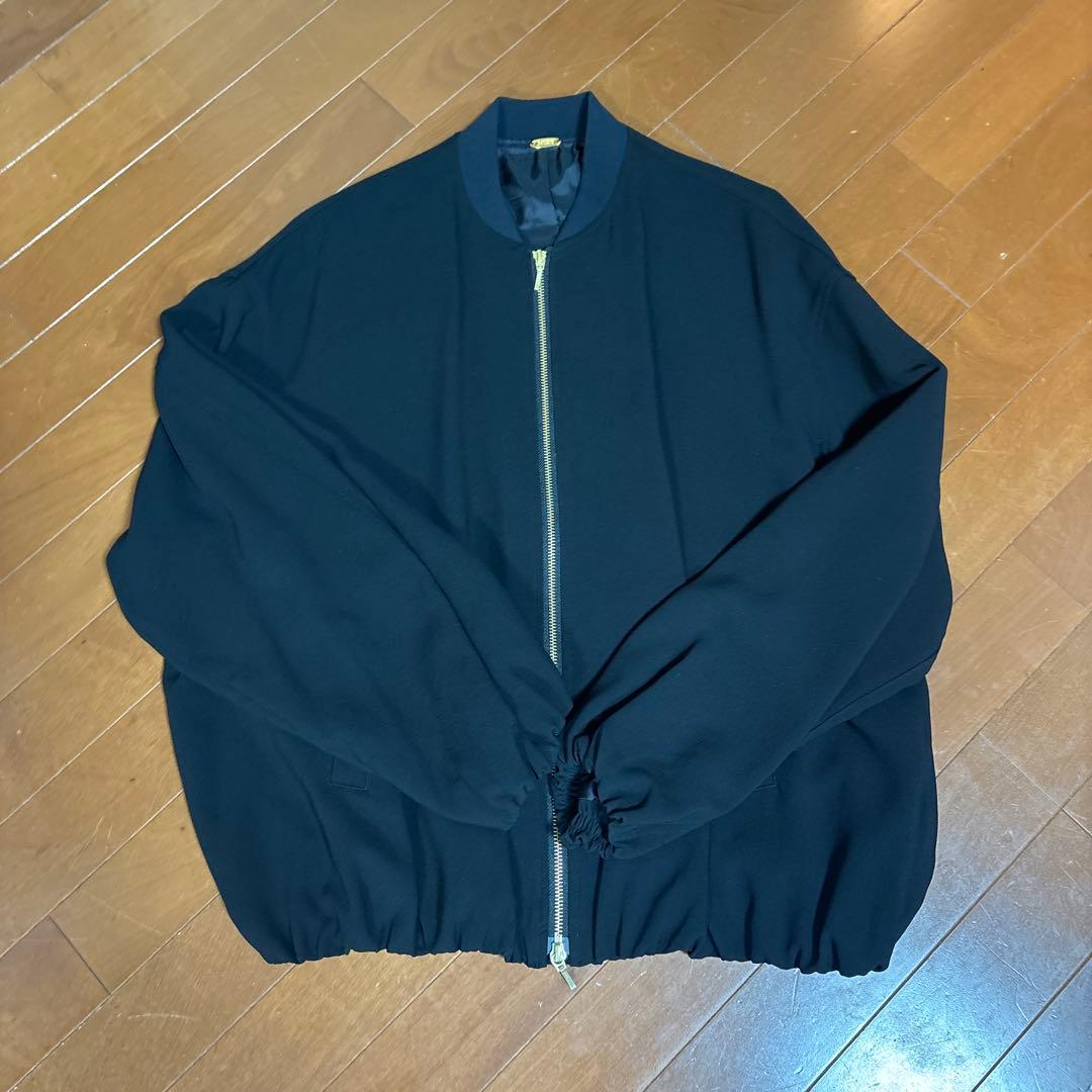 Deuxieme Classe Light ダブルクロス ブルゾン　ブラック