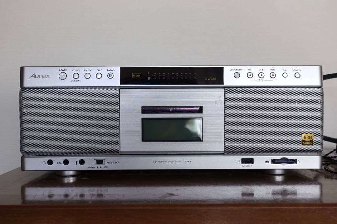 AUREXハイレゾ SD/USB/CDラジオカセットレコーダーTY-AK21