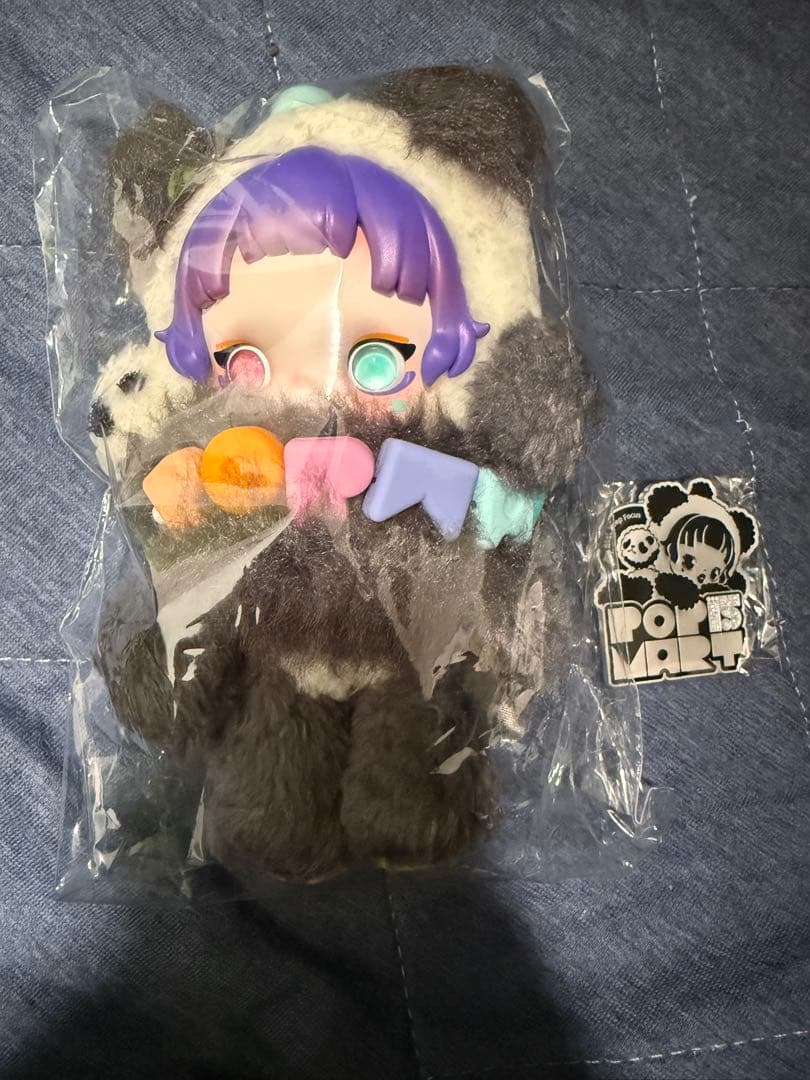＊*＊様 ポップマート15周年記念 従業員限定スカルパンダ　ぬいぐるみ　マグネッ