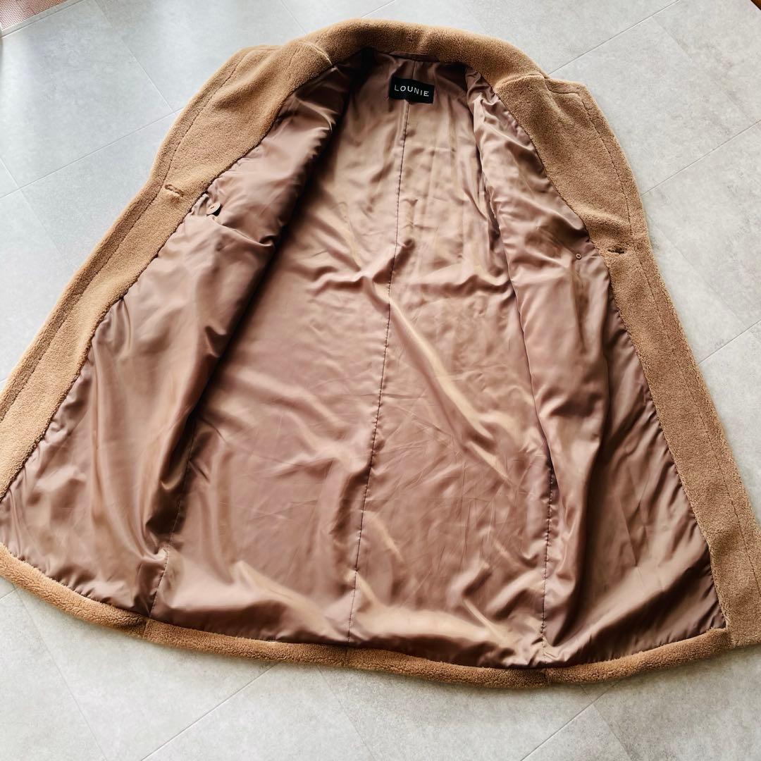 LOUNIE ルーニー　ダブルブレスト　ロングコート　ジレ　38 Mサイズ