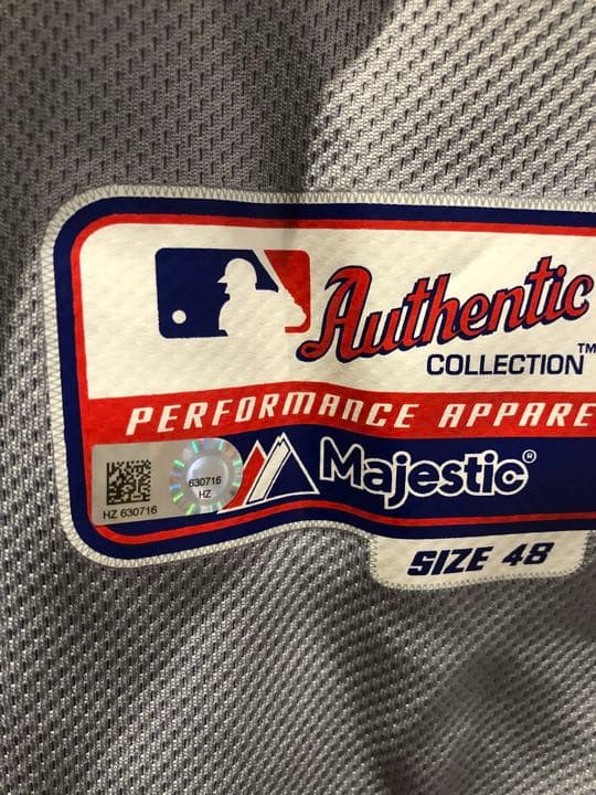 MLB エドガー・オルモス実使用ジャージ　マリナーズ