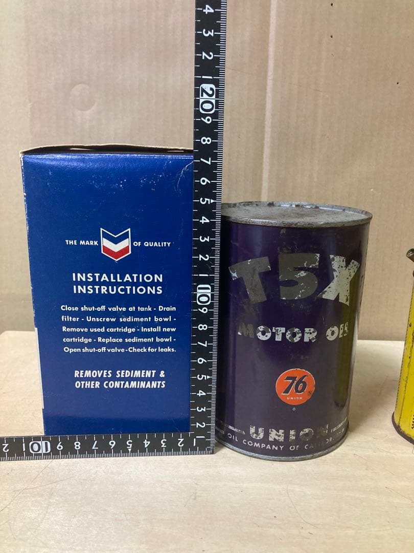 まとめ売り　アメリカ　車関係　ビンテージ　缶　紙箱　ガソリン計量缶