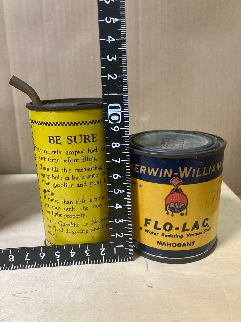 まとめ売り　アメリカ　車関係　ビンテージ　缶　紙箱　ガソリン計量缶