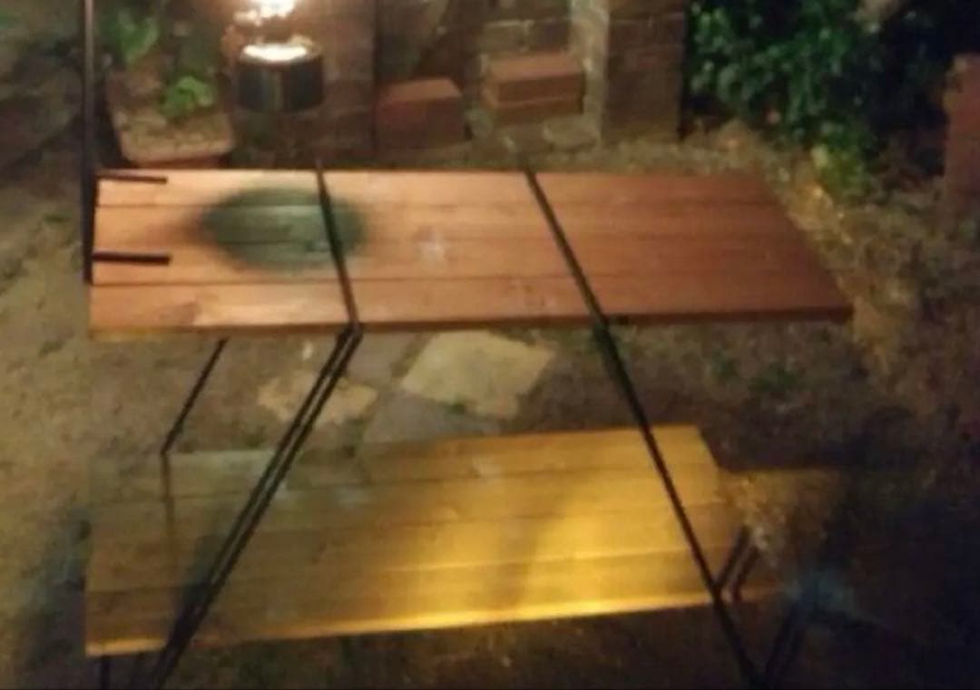 3wayアイアンシェルフ（テーブル）　収納袋付き