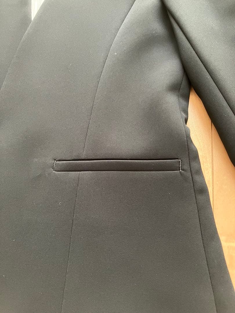 ★美品★ BOSCH セットアップスーツ ブラック ノーカラー サイズ36