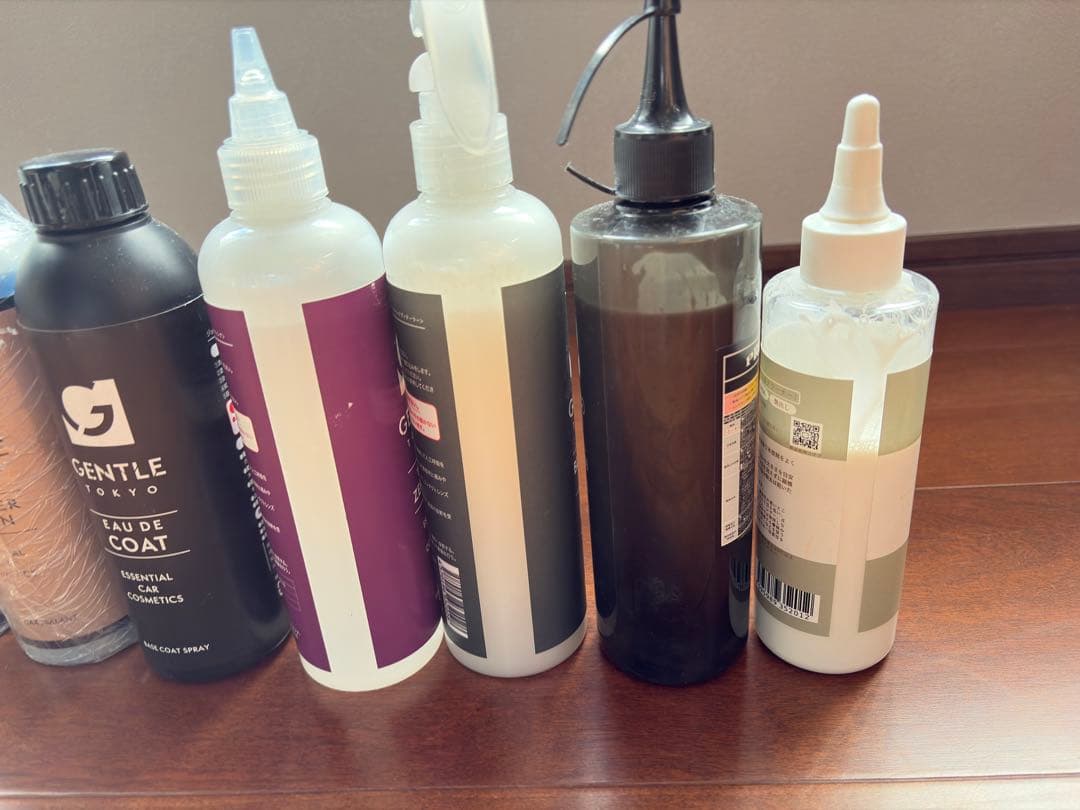 洗車コーティングセット ながら洗車 GentleTOKYO プロヴァイド他