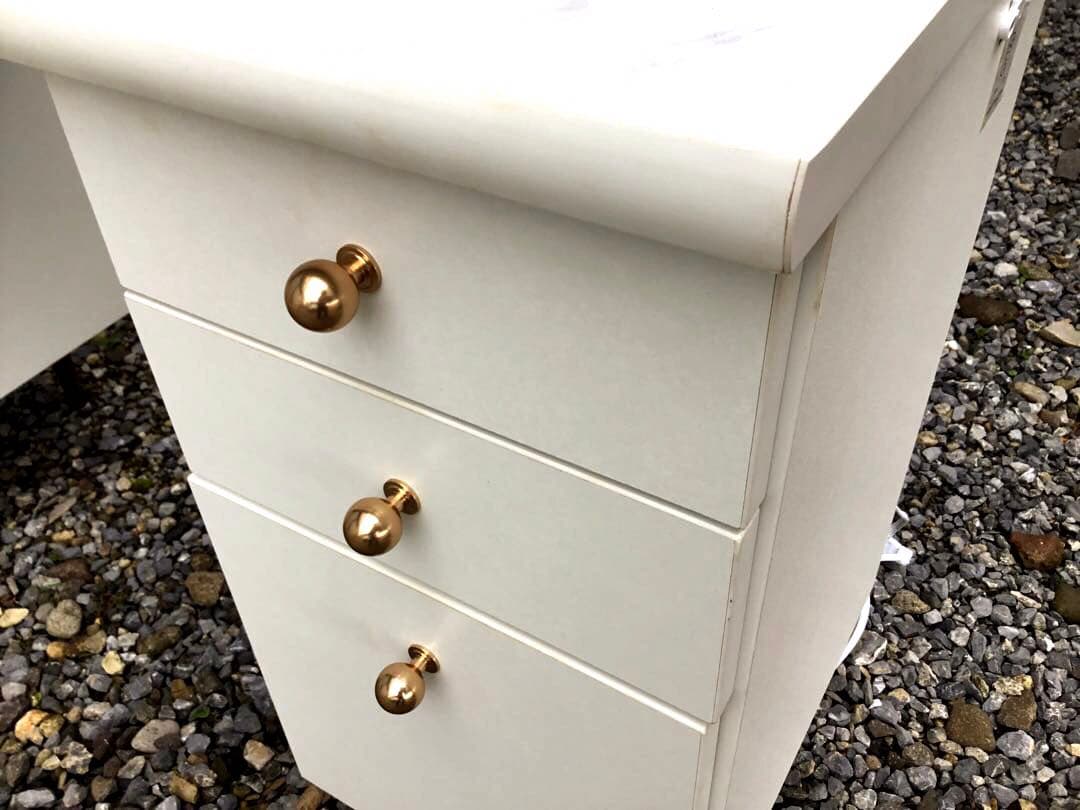 Francfranc エルドラド コスメデスク 白 大理石調 フランフラン