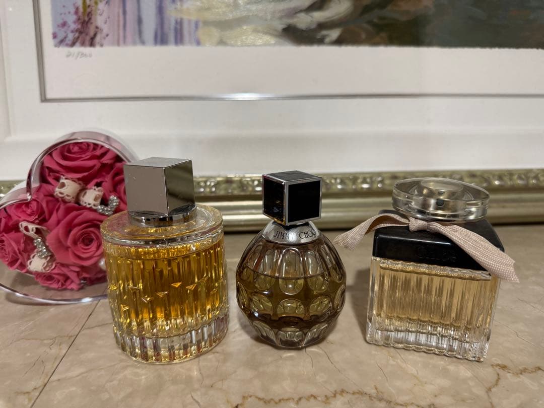 香水3本セット(ジミーチュウ、クロエ)