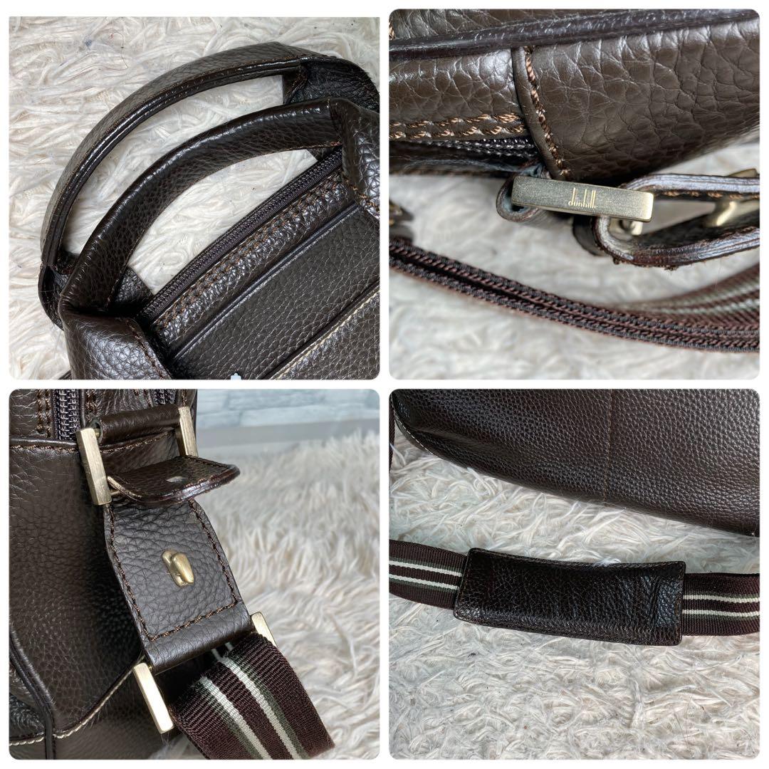 美品　dunhill ダンヒル ビジネスバッグ　ブリーフケース　シボ　2WAY