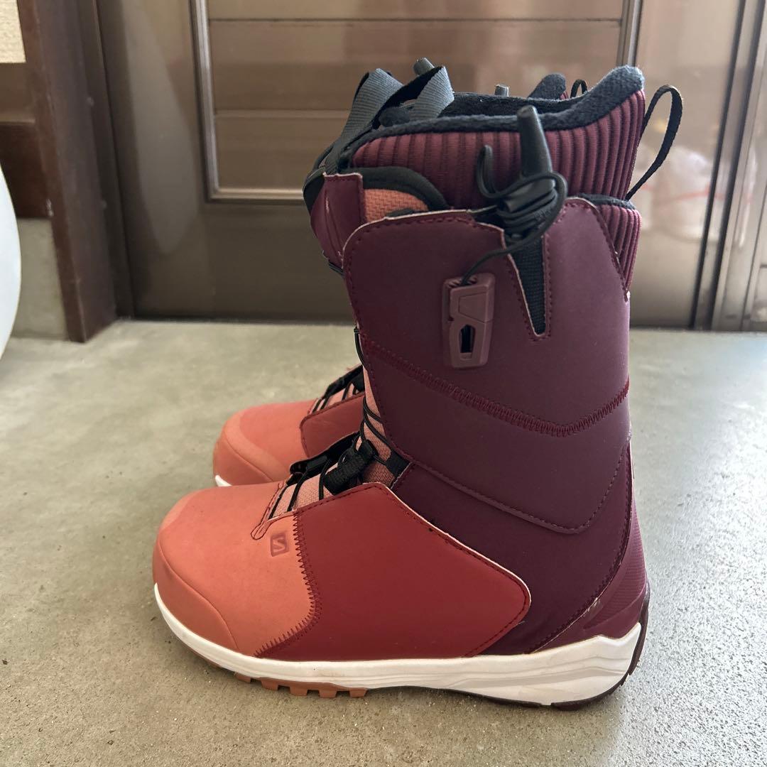 Salomon スノーボードブーツ 女性用 ピンク/ワインレッド
