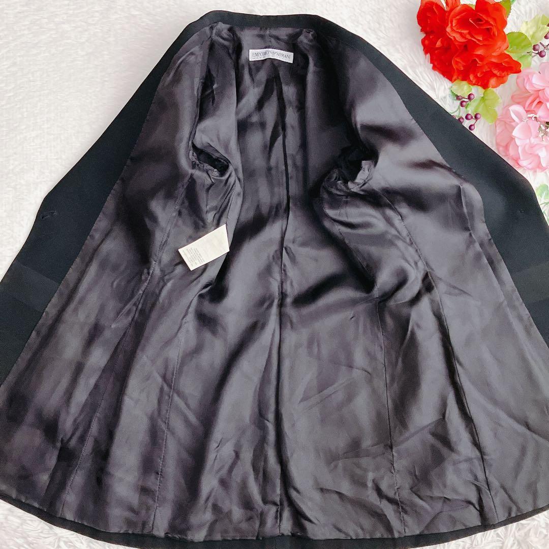 EMPORIO ARMANI★スカートスーツ ロングジャケット ラップスカート