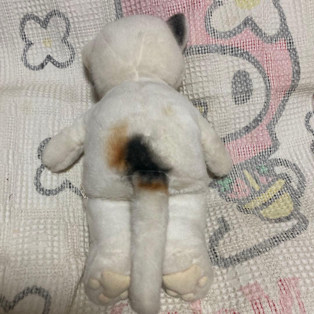 昭和レトロ　ヴィンテージ　 株エルフ　猫　ぬいぐるみ　中古品　日本製