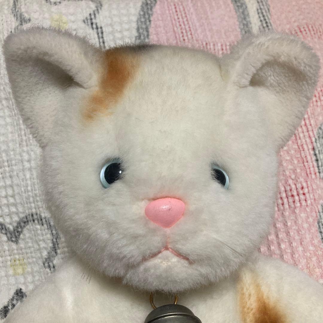 昭和レトロ　ヴィンテージ　 株エルフ　猫　ぬいぐるみ　中古品　日本製