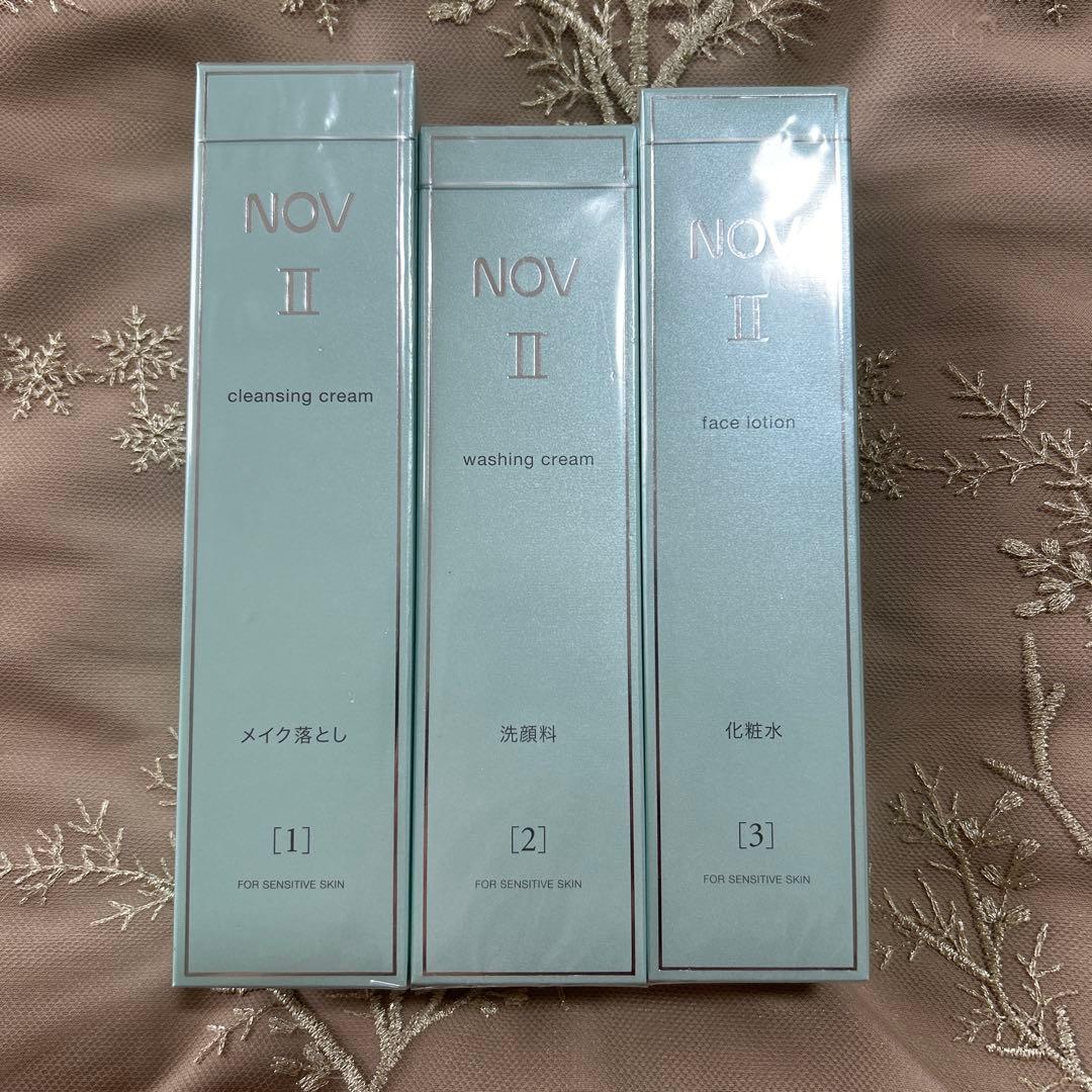 NOV IIシリーズ クレンジング・洗顔・化粧水セット