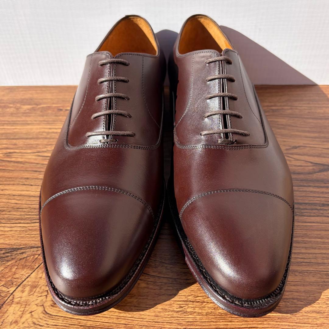 【未使用】ジャランスリウァヤ ストレートチップ 27cm 濃茶 内羽根 革靴