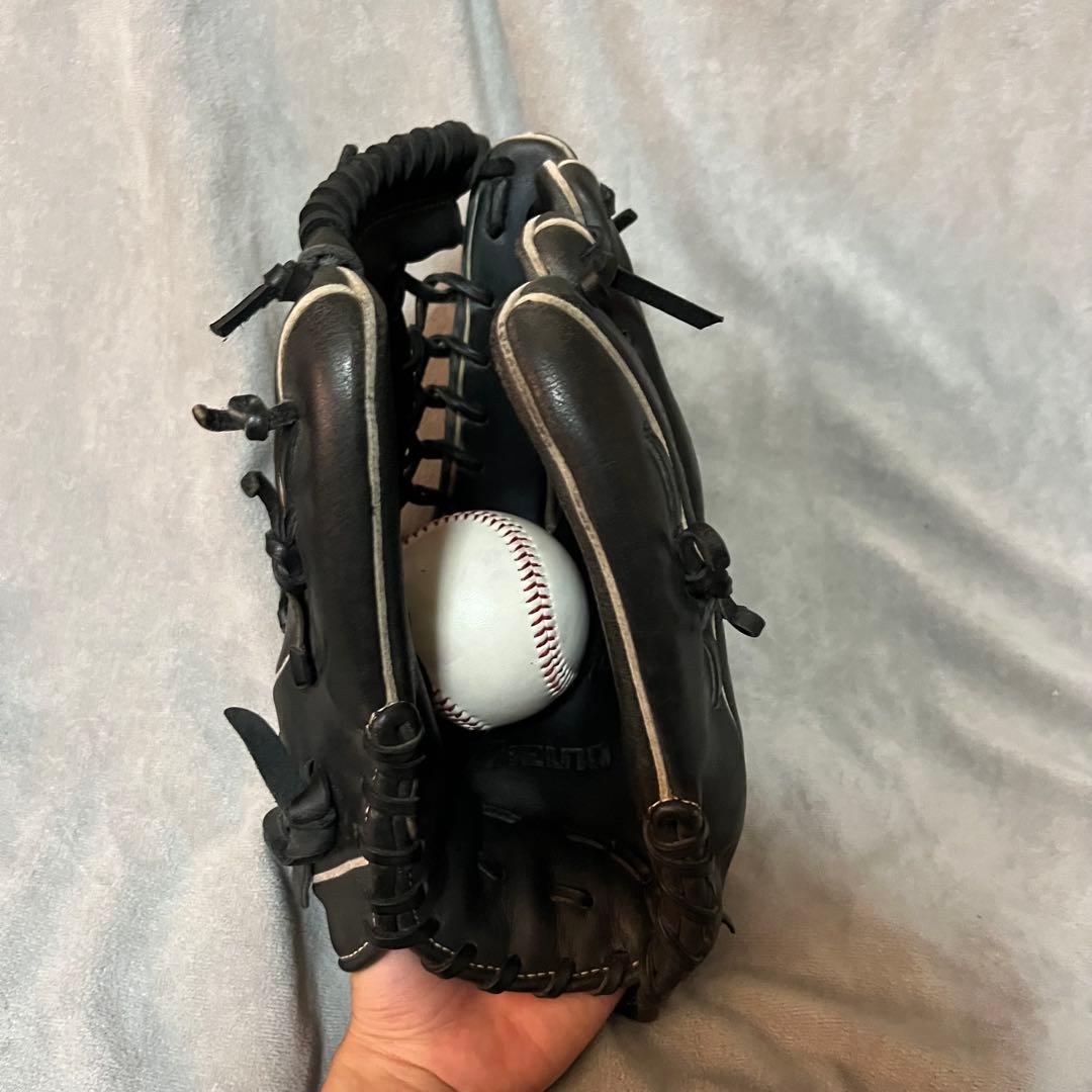 ミズノ　ビューリーグ　ソフトボールグローブ 右投げ用　青ビュー　Mマーク