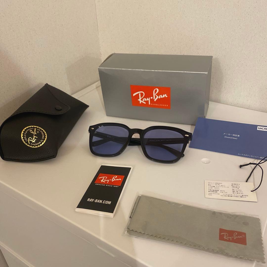Ray-Ban RB4392D ポリッシュブラック サングラス