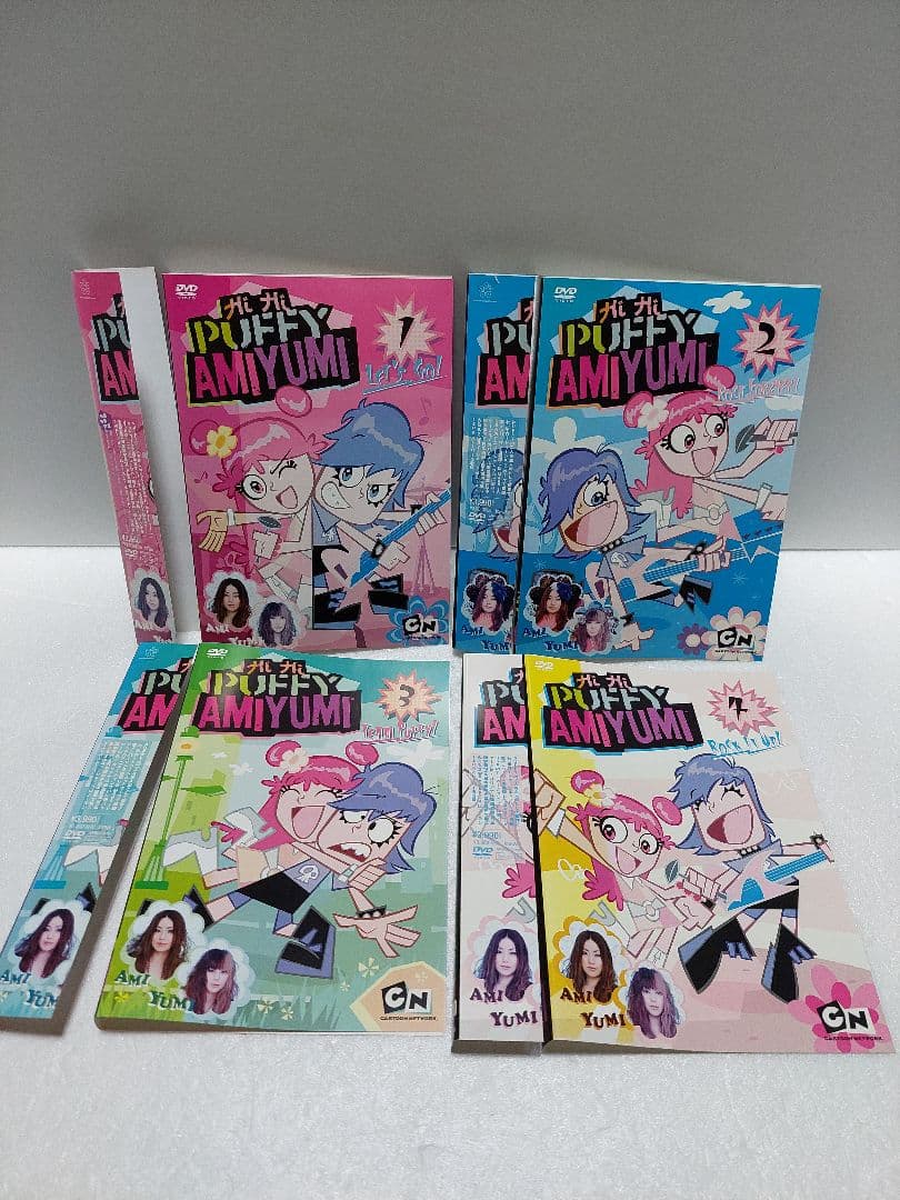 Hi Hi PUFFY AMIYUMI LET'S GO！ 全４巻 レンタル落ち