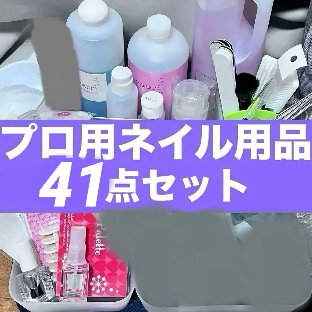 リッカジェル　カプリ　ネイルパートナー　ネイリスト技能検定　大量　41点セット