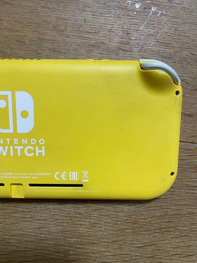Nintendo Switch Lite イエロー　故障あり