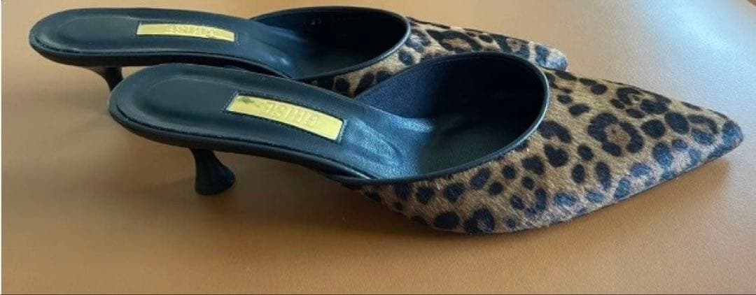 ア≪ GRISE⭐︎4.5cmレザーポインテッドミュール【未使用品】