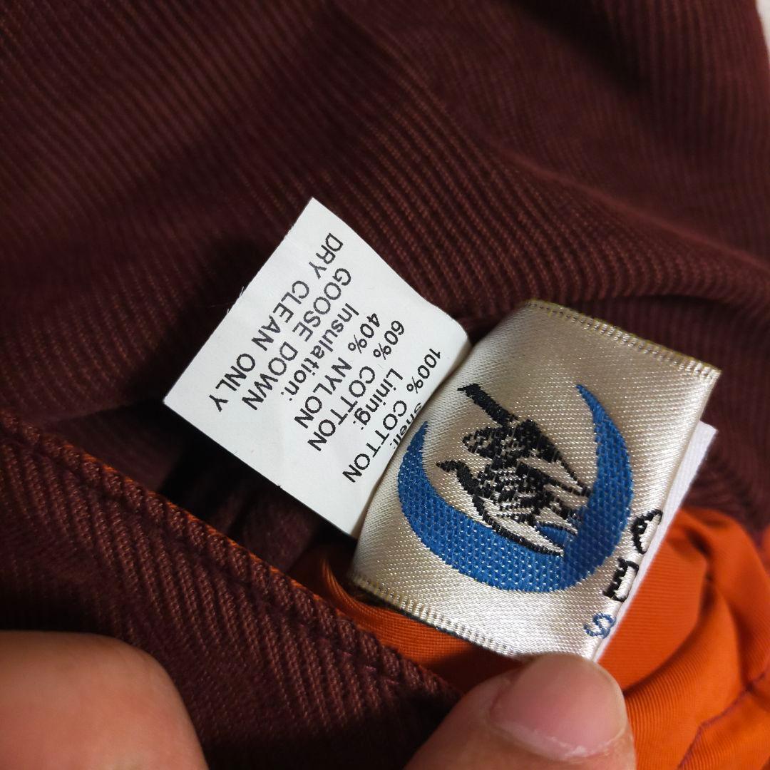 クレセントダウンワークス 希少 リバーシブル コーデュロイ ダウンベスト USA