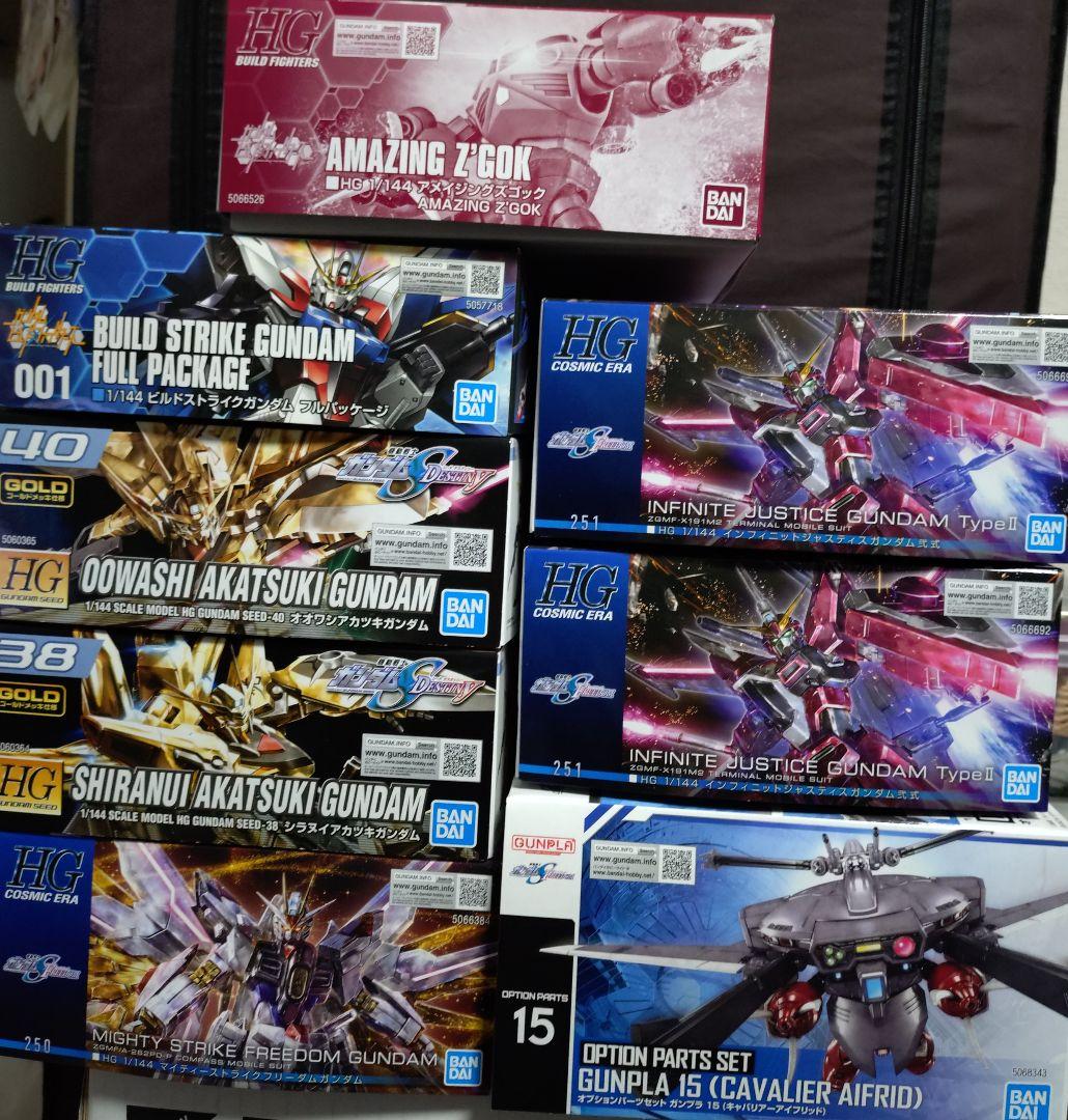 HGガンプラ　ガンダムSEED 他