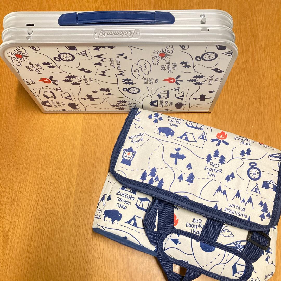 【希少モデル】Coleman/キャンプマップ2点/ミニテーブル /ソフトクーラー