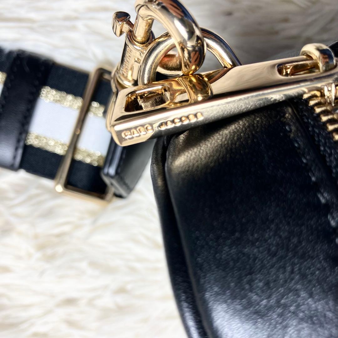 【極美品】マークジェイコブス ＊カメラバッグ レザー ブラック