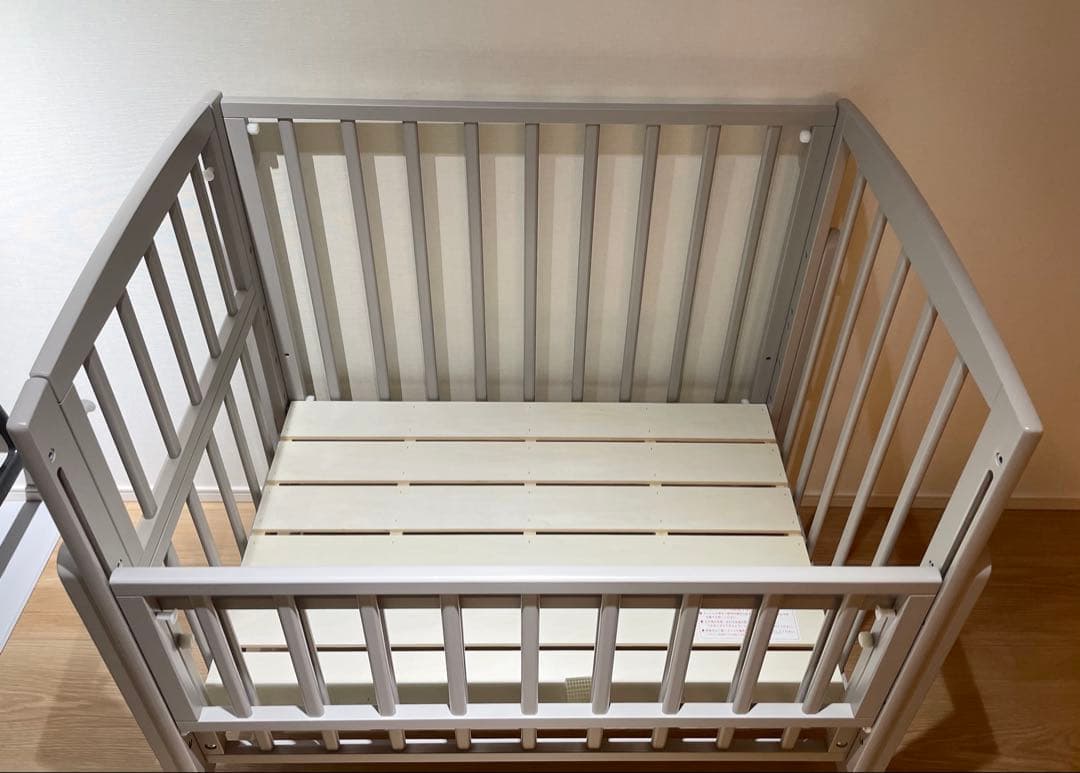 【2024年8月購入】yamatoyaミニベビーベッドノモック　マットレス付き