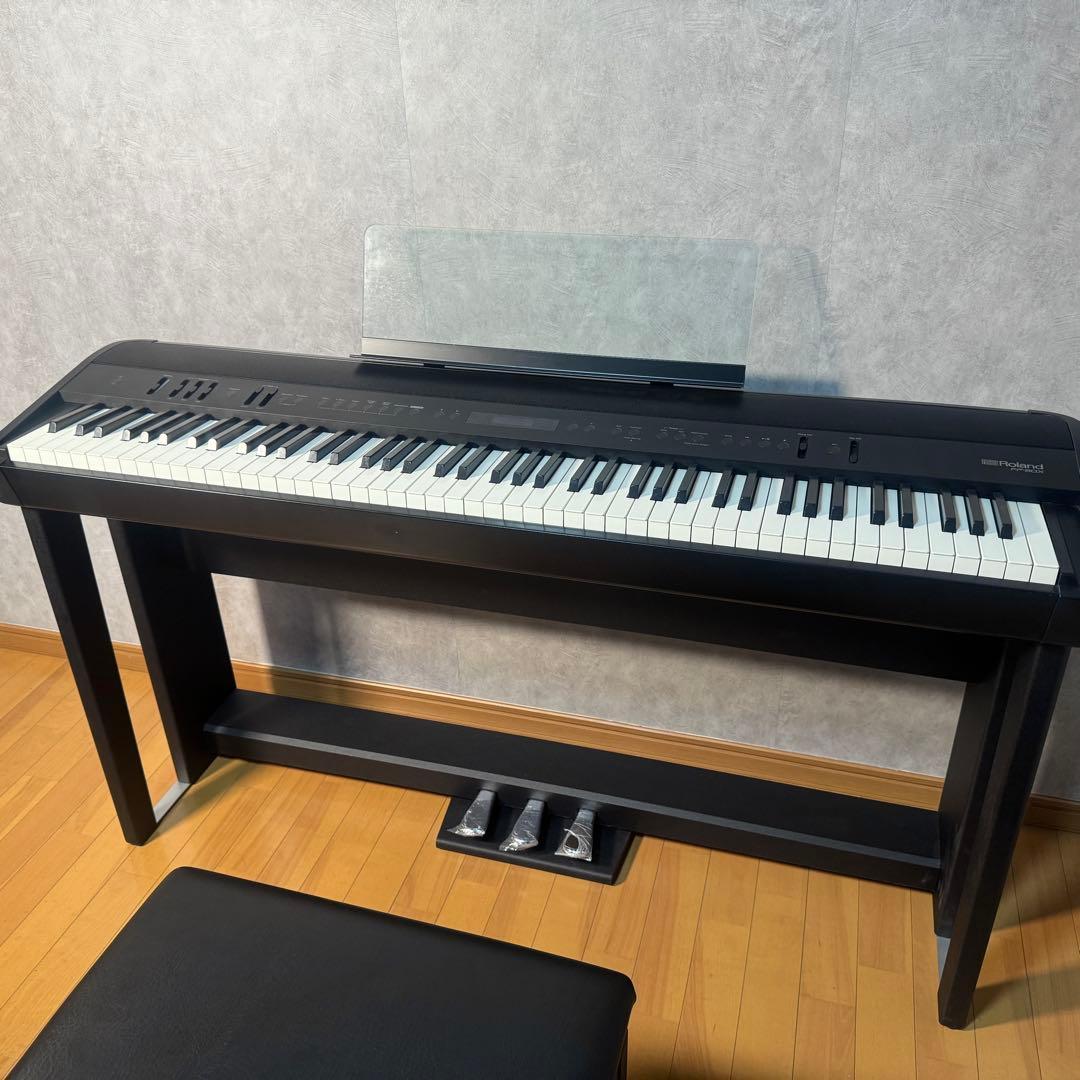 【送料無料】Roland FP-90X ブラック　スタンド・ペダルセット