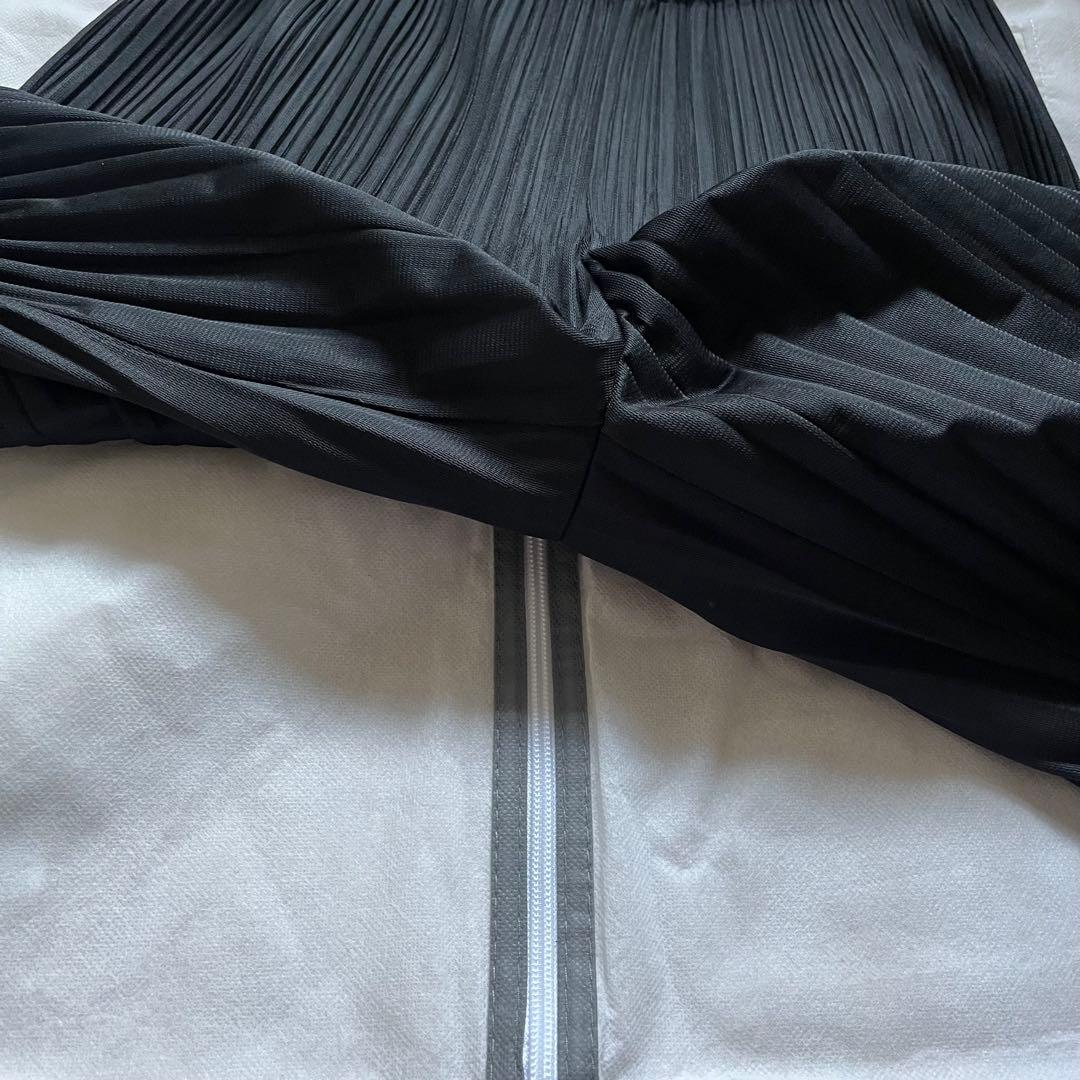 極美品♡プリーツプリーズ　ハーフパンツ　変形　　　切替え　黒　サイズ3 L 希少