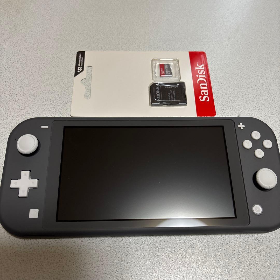Nintendo Switch Lite グレー + microSDカード