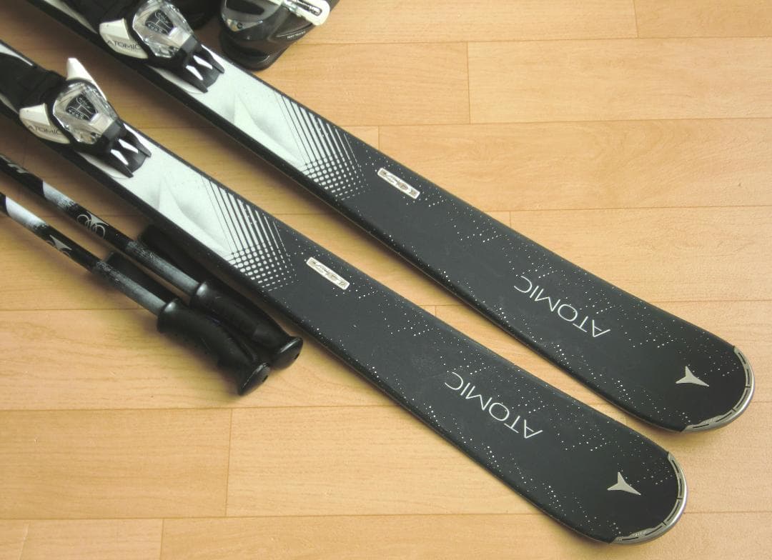 ■■送料無料■ATOMIC■女性用スキーセット■板155靴25.5■メンテ付■■