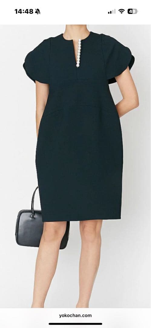 ♡極美品♡ヨーコチャン　ペタルスリーブワンピース