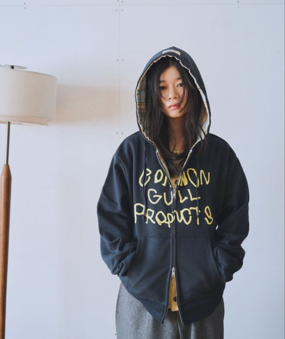 【美品】common gull products. ジップパーカー Mサイズ