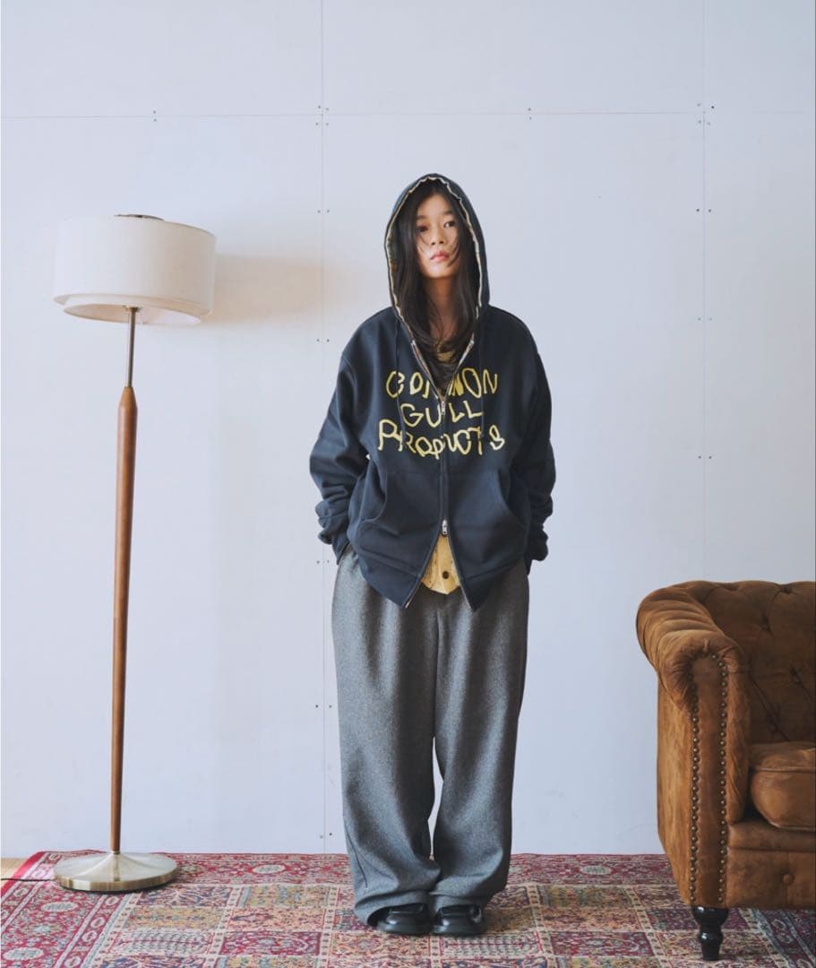 【美品】common gull products. ジップパーカー Mサイズ