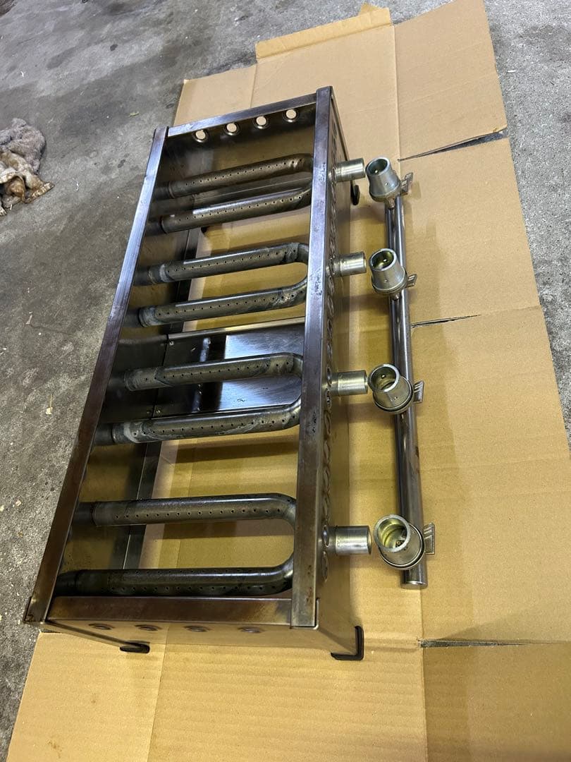 たこ焼き器用　15穴４枚掛け　ガスバーナー付きＬＰガス　　値段交渉受け付けます！