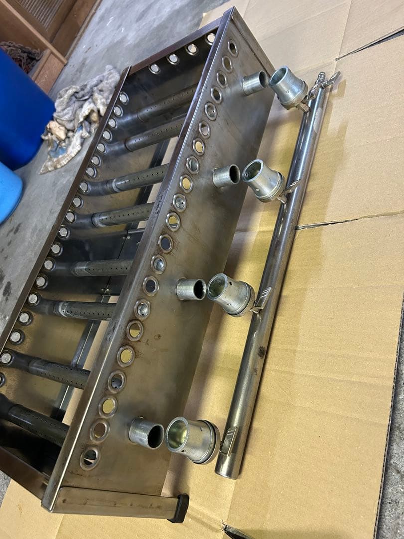 たこ焼き器用　15穴４枚掛け　ガスバーナー付きＬＰガス　　値段交渉受け付けます！