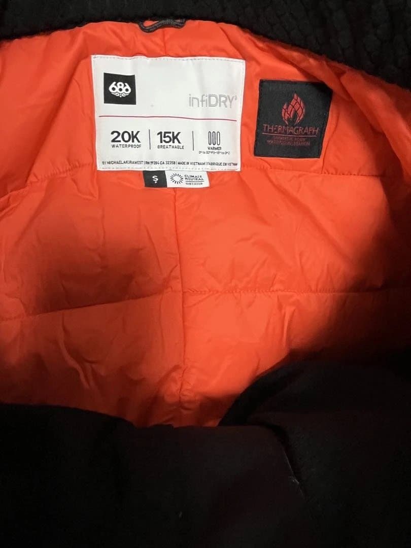 新品タグ付 686 サーマグラフ パンツ メンズ Sサイズ