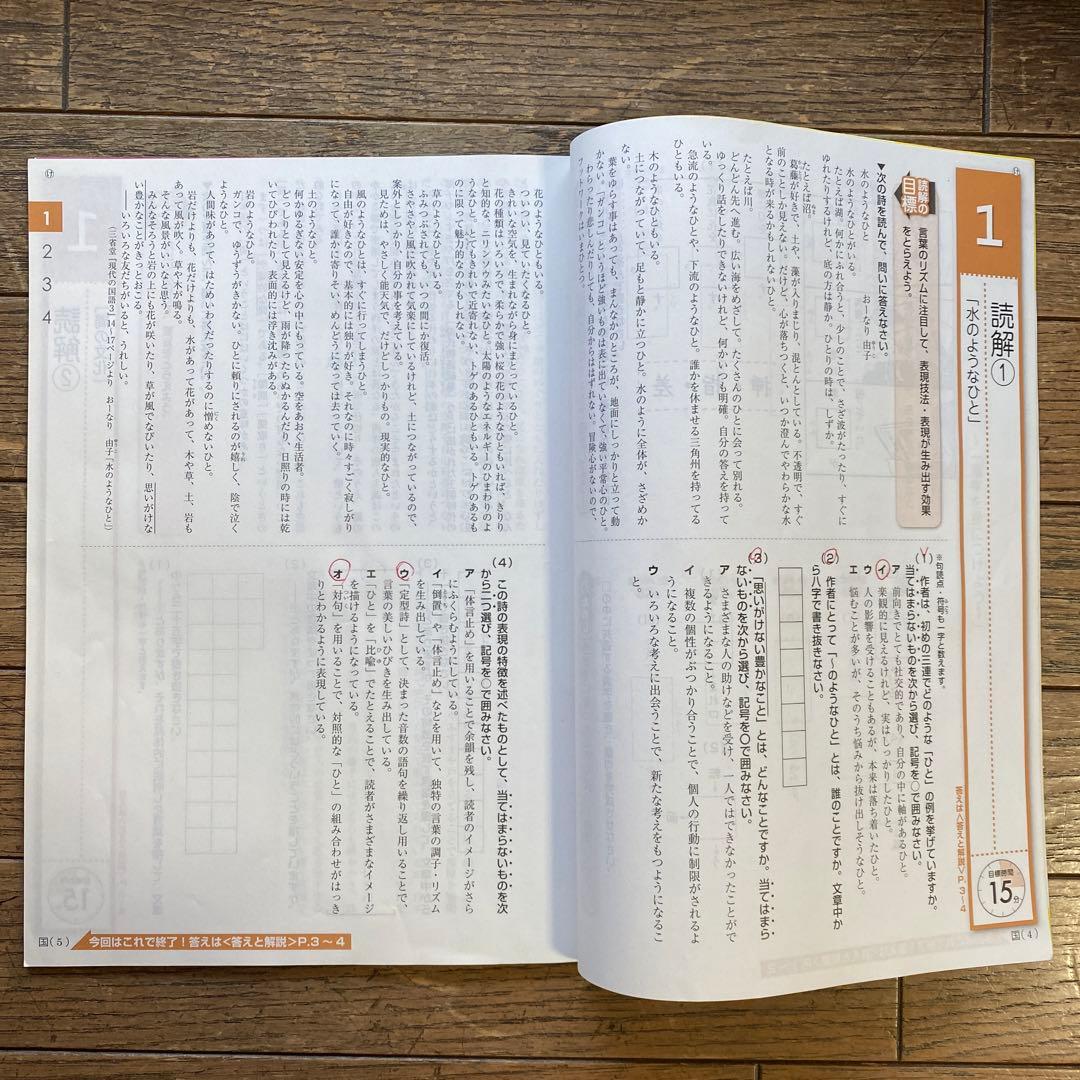 【美品】進研ゼミ中学講座　中3 1年分　　参考書・問題集セット　高校受験