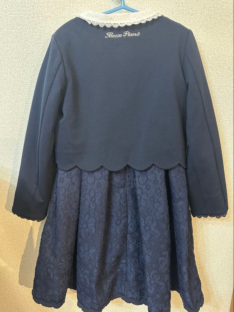 メゾピアノ　セレモニーワンピース3点セット　120cm