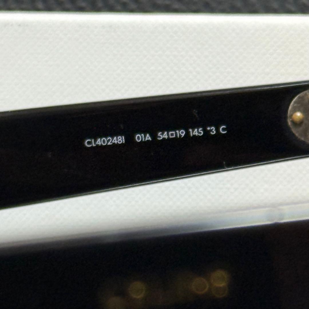 CELINE CL40248I 01A サングラス ブラック 太セル イタリア製